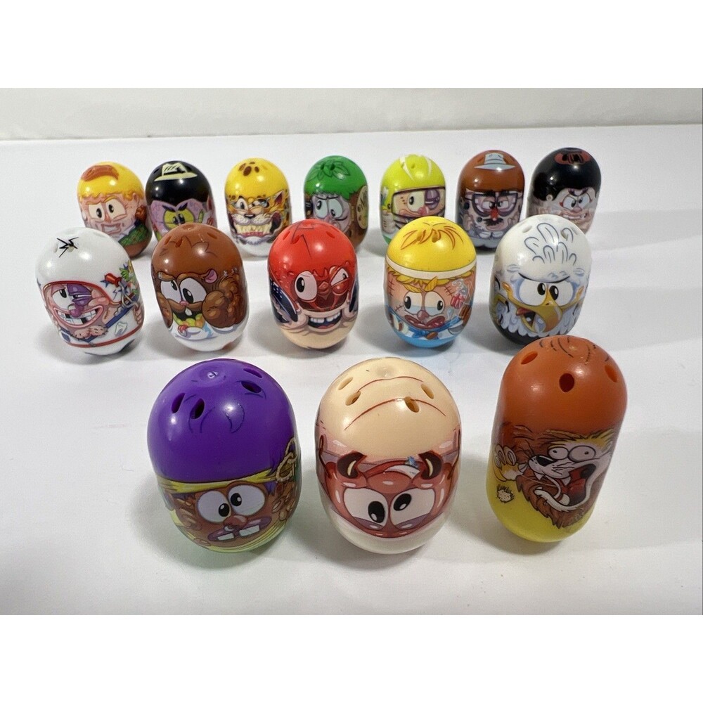 Mighty Beanz - Large Lot - 15 in Total - Wide Variety of Characters - Vintage